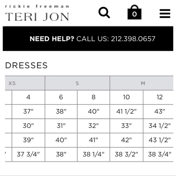 TERI JON BY RICKIE FREEMAN COLUMN GOWN - Picture 2 of 2